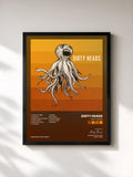 #noir Tableau de l'album Dirty Heads de Dirty Heads, cadre noir, imprimé et encadré en France