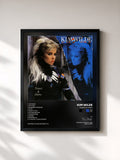 #noir Tableau de l'album Teases & Dares de Kim Wilde, cadre noir, imprimé et encadré en France