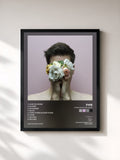#noir Tableau de l'album More Space Between de Fyfe, cadre noir, imprimé et encadré en France