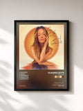 #noir Tableau de l'album Sol a Sol de Claudia Leitte, cadre noir, imprimé et encadré en France