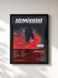 #noir Tableau de l'album Return Of The Bumpasaurus de Sir Mix-A-Lot, cadre noir, imprimé et encadré en France