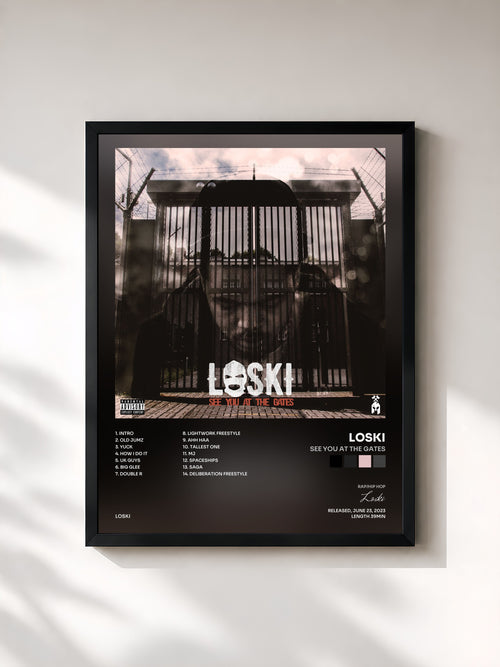 Loski · See You At The Gates — Affiche encadrée