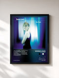 #noir Tableau de l'album Blue Planet de Donna Lewis, cadre noir, imprimé et encadré en France