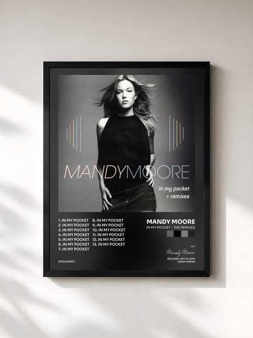 Mandy Moore · In My Pocket - The Remixes — Affiche encadrée