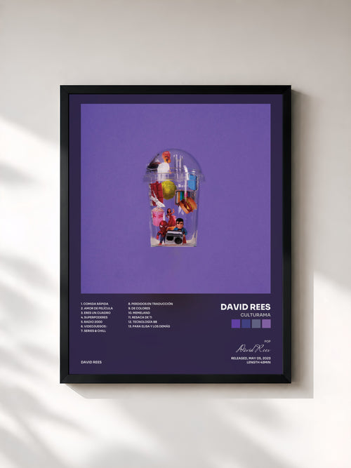 David Rees · Culturama — Affiche encadrée