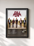 #noir Tableau de l'album Justo Ahora y Siempre de Dvicio, cadre noir, imprimé et encadré en France