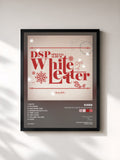 #noir Tableau de l'album DSP Special Album 'White Letter' de Kara, cadre noir, imprimé et encadré en France