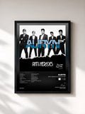 #noir Tableau de l'album Anti-Héroes Deluxe edition de Auryn, cadre noir, imprimé et encadré en France