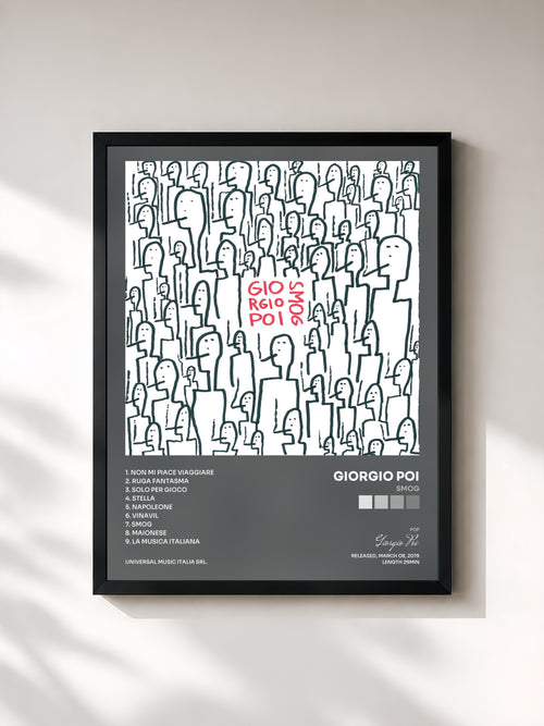 Giorgio Poi · Smog — Affiche encadrée