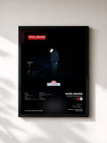 #noir Tableau de l'album Red Bull Symphonic de Kool Savas, cadre noir, imprimé et encadré en France