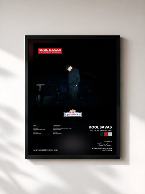 Kool Savas · Red Bull Symphonic — Affiche encadrée