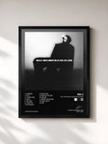 #noir Tableau de l'album BUT FOR NOW LEAVE ME ALONE de pH-1, cadre noir, imprimé et encadré en France