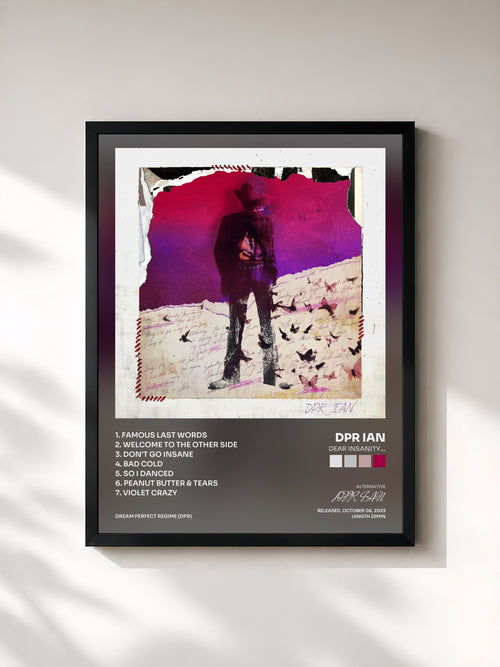 DPR IAN · Dear Insanity... — Affiche encadrée