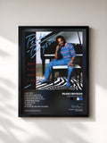 #noir Tableau de l'album Don't Play With Fire de Peabo Bryson, cadre noir, imprimé et encadré en France