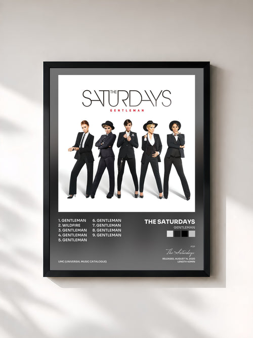 The Saturdays · Gentleman — Affiche encadrée