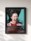 #noir Tableau de l'album There’s Always More That I Could Say de Sigrid, cadre noir, imprimé et encadré en France