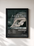 #noir Tableau de l'album Adagio de Mónica Naranjo, cadre noir, imprimé et encadré en France