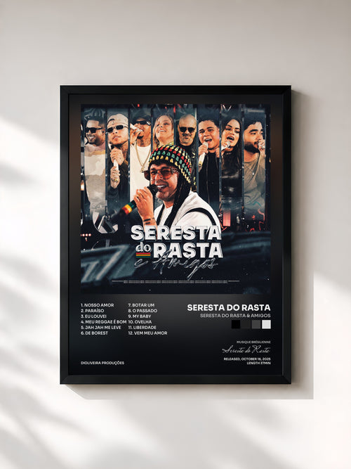 Seresta do Rasta · Seresta do Rasta & Amigos — Affiche encadrée