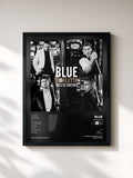 #noir Tableau de l'album Roulette de Blue, cadre noir, imprimé et encadré en France