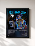 #noir Tableau de l'album The Leaks de Rich Homie Quan, cadre noir, imprimé et encadré en France