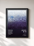 #noir Tableau de l'album Perfume Variations de Benjamin, cadre noir, imprimé et encadré en France