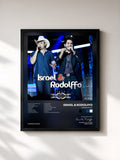 #noir Tableau de l'album Imprevisível de Israel & Rodolffo, cadre noir, imprimé et encadré en France