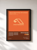 #noir Tableau de l'album Good For Me de Above & Beyond, cadre noir, imprimé et encadré en France