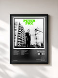 #noir Tableau de l'album Stadtaffe de Peter Fox, cadre noir, imprimé et encadré en France