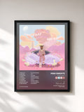 #noir Tableau de l'album PINK PLANET de Pink Sweat$, cadre noir, imprimé et encadré en France