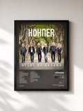 #noir Tableau de l'album Alles op Anfang de Höhner, cadre noir, imprimé et encadré en France