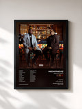#noir Tableau de l'album Perfecte Timing de Architrackz, cadre noir, imprimé et encadré en France
