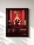 #noir Tableau de l'album Santa Cos de Cosculluela, cadre noir, imprimé et encadré en France
