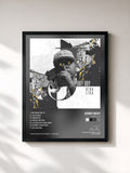 #noir Tableau de l'album Otra Liga de Jory Boy, cadre noir, imprimé et encadré en France