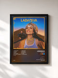 #noir Tableau de l'album Ladaniva de Ladaniva, cadre noir, imprimé et encadré en France