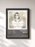 #noir Tableau de l'album Merry Christmas de Helene Fischer, cadre noir, imprimé et encadré en France
