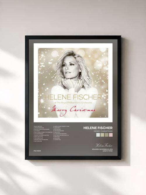 Helene Fischer · Merry Christmas — Affiche encadrée