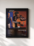 #noir Tableau de l'album Story of Life de Jonathan Butler, cadre noir, imprimé et encadré en France