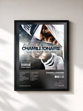 #noir Tableau de l'album The Sound of Revenge de Chamillionaire, cadre noir, imprimé et encadré en France