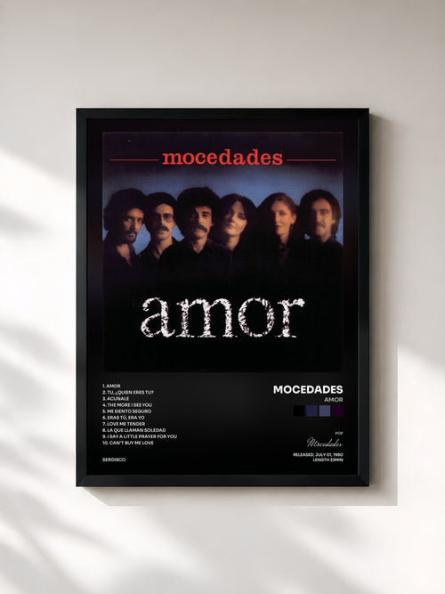 Mocedades · Amor — Affiche encadrée