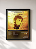 #noir Tableau de l'album The Miseducation of Freddie Gibbs de Freddie Gibbs, cadre noir, imprimé et encadré en France