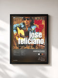 #noir Tableau de l'album Light My Fire de José Feliciano, cadre noir, imprimé et encadré en France