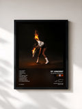 #noir Tableau de l'album All Born Screaming de St. Vincent, cadre noir, imprimé et encadré en France