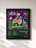 #noir Tableau de l'album Lonestar Luchador de that mexican ot, cadre noir, imprimé et encadré en France