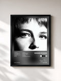 #noir Tableau de l'album Surrender de Maggie Rogers, cadre noir, imprimé et encadré en France