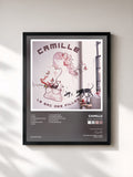 #noir Tableau de l'album Le sac des filles de Camille, cadre noir, imprimé et encadré en France