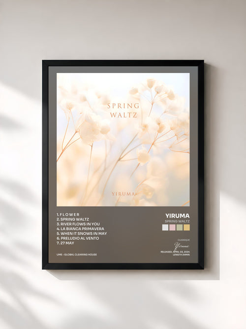Yiruma · Spring Waltz — Affiche encadrée