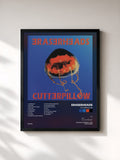 #noir Tableau de l'album Cutterpillow de Eraserheads, cadre noir, imprimé et encadré en France