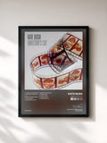#noir Tableau de l'album Director's Cut de Kate Bush, cadre noir, imprimé et encadré en France