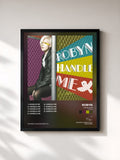 #noir Tableau de l'album Handle Me (Remix EP) de Robyn, cadre noir, imprimé et encadré en France