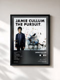 #noir Tableau de l'album The Pursuit de Jamie Cullum, cadre noir, imprimé et encadré en France